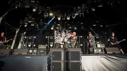 Discharge are a Stoke-on-Trent hardcore punk institution whose stark D-beat