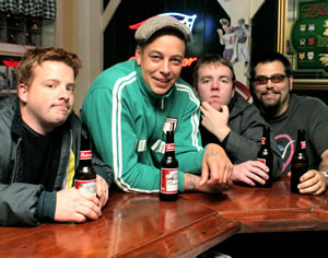 Darkbuster is a Boston punk band known for beer-soaked anthems